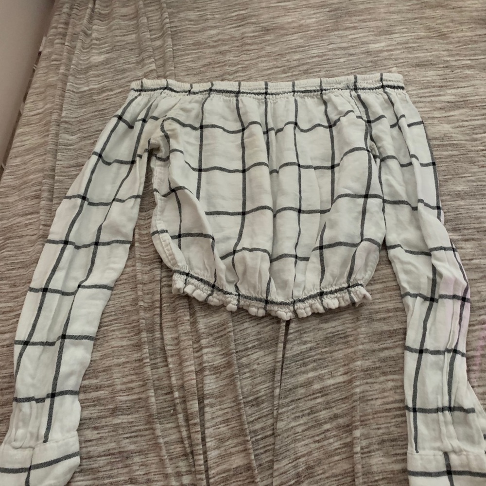Garage crop too long sleeve